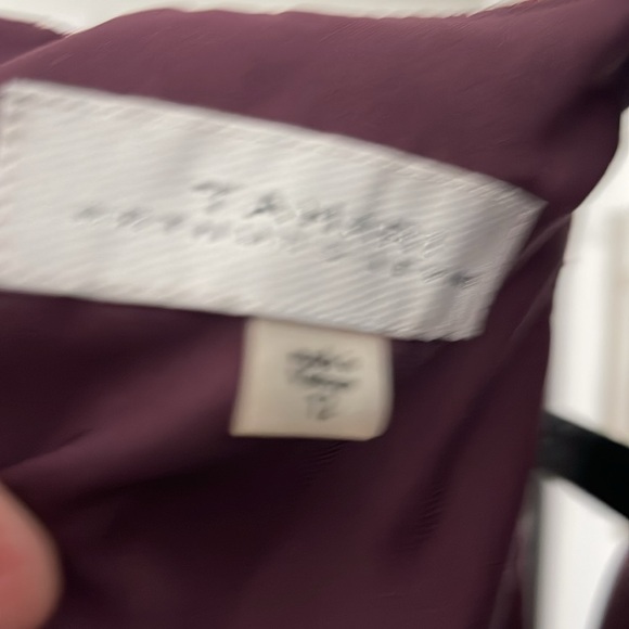 Brand NWT Tahari Arthur S. Levine Aubergine/Gold sleeveless Dress size 12 - Picture 5 of 8
